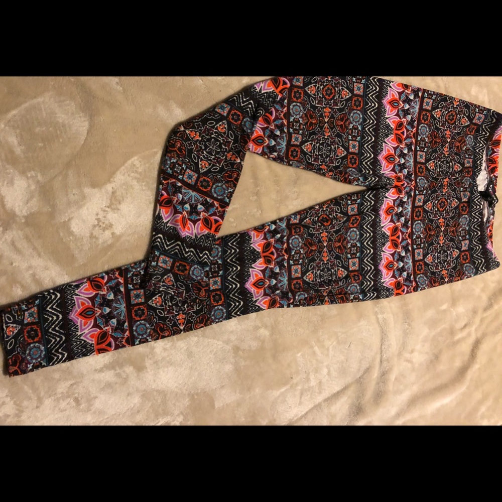 Eye Candi multicolored print leggings